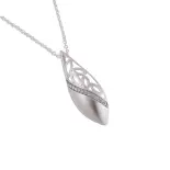 Długi wisior srebrny Długi wisior srebrny